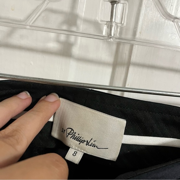 3.1 Phillip Lim Wool Trousers Pants Navy Blue Size 8 G2 - Picture 3 of 9